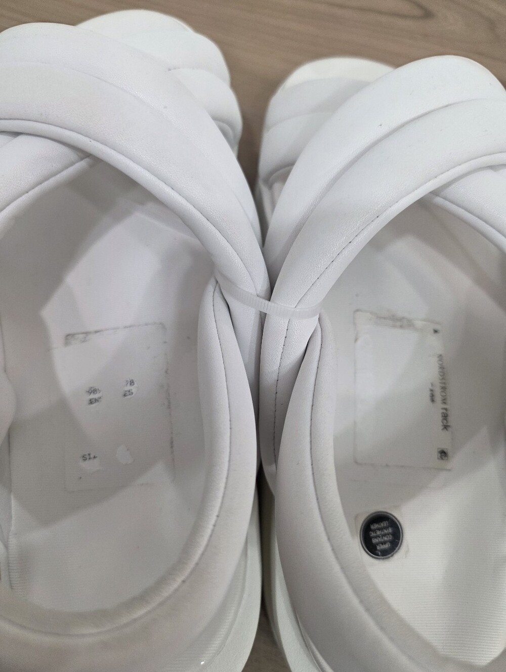 Nike Air Max Isla Sandals Womens 11 Shoes Summit White Platform Chunky Slingback - Picture 6 of 9